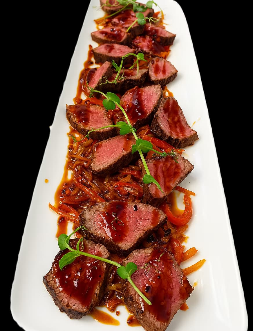 Plated dish