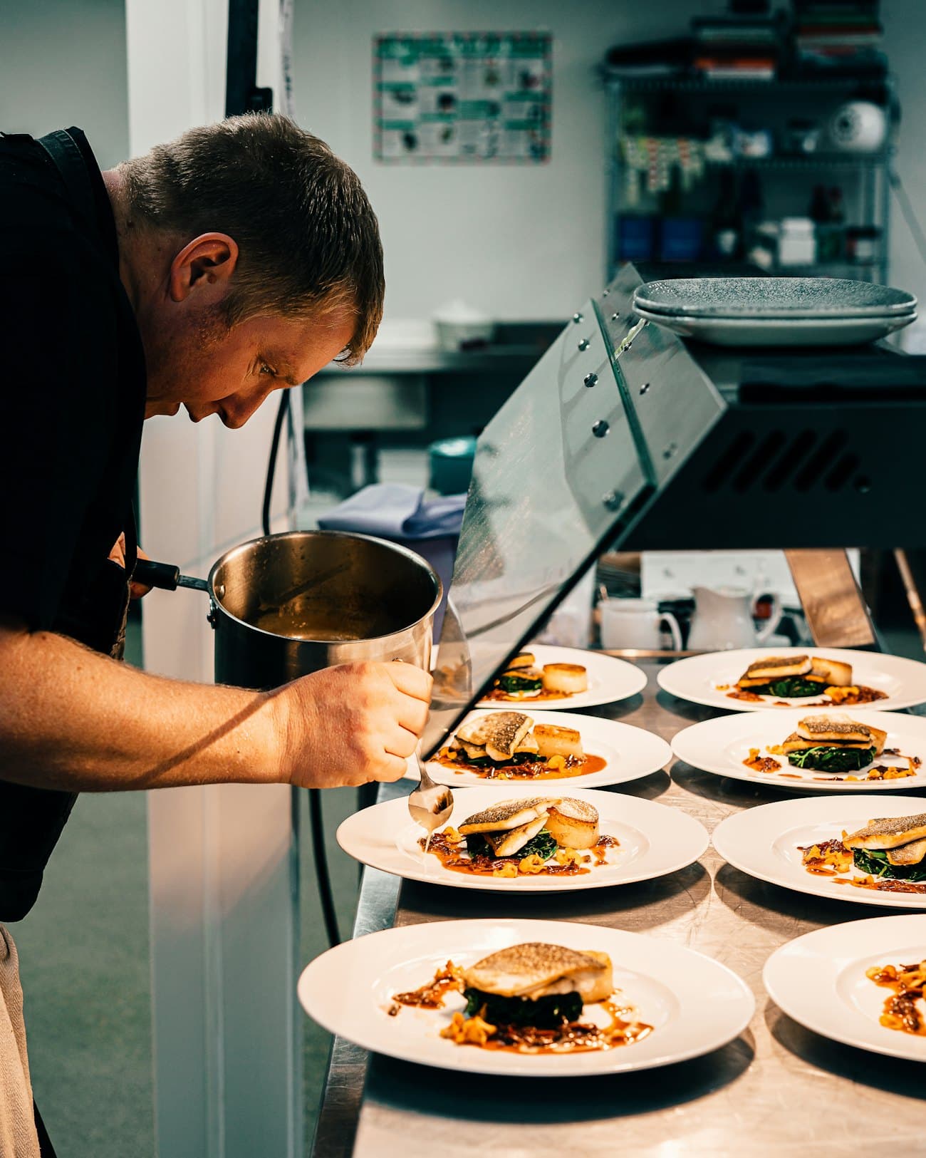Jacob Morrison at the pass